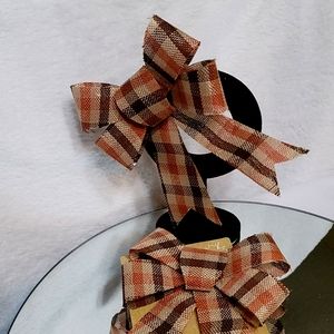 Set of two Harvest/Fall Festival/Thanksgiving Bows